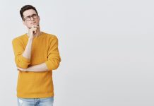 serious thoughtful man making assumption looking right thinking 1 1 scaled